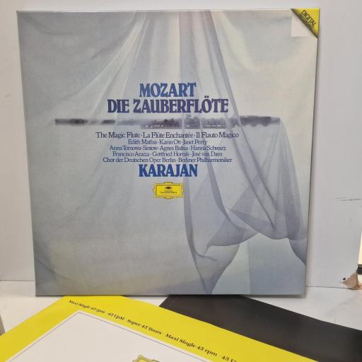 MOZART Die Zauberflote / The Magic Flute / Il Flauto Magico, Deutsche Grammophon 2741 001, Triple 12 LP Box Set (Digital Recording)