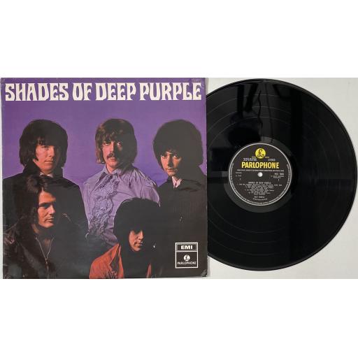 DEEP PURPLE  Shades of Deep Purple, PCS 7055, first pressing, 12"LP