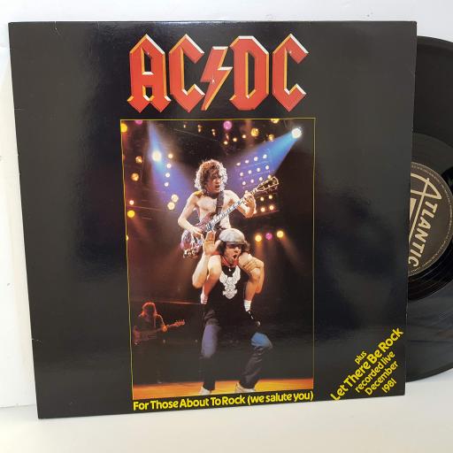 ACDC - for those about to rock (we salute you). K1171T, 12" 45RPM SINGLE