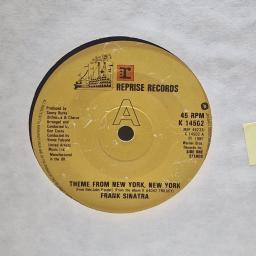 FRANK SINATRA Theme from New York, New York, That’s what God looks like to me 7” single. K14502