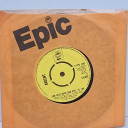 ARGENT Christmas for the free, God gave rock and roll to you 7 single. EPC1243