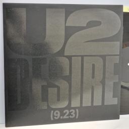 U2 Desire (9.23), Island Records 12 ISX-400, 12” Promo, White Label