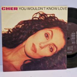 CHER You wouldnt know love, Kiss to kiss 7 single. GEF77