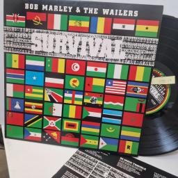 BOB MARLEY & THE WAILERS Survival, Island Records ILPS 9542, 12” LP