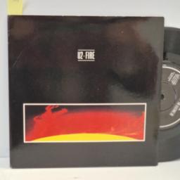 U2 Fire, Island Records U WIP 6679, 2 Track 7” Single