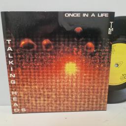 TALKING HEADS Once in a lifetime Seen but not seen 7” single.