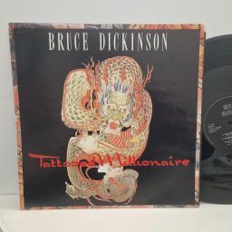 BRUCE DICKINSON Tattooed Millionare, EMI 12 EMP 138, 3 Track 12” Single, Poster Sleeve