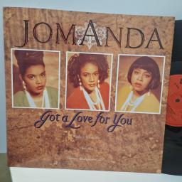 JOMANDA Got A Love For You, Warner Bros. Records W0040T, 3 Track 12” |Single (Mixes)