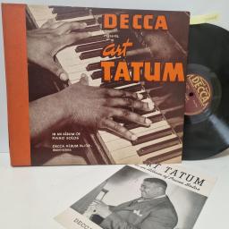 ART TATUM Decca Presents Art Tatum In An Album Piano Solos, Decca Album No.126, 10” LP