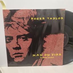 ROGER TAYLOR Man On Fire (Extended Version), EMI 12 EMI 5478, 2 Track 12” Single