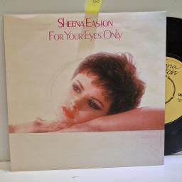 SHEENA EASTON For your eyes only, Runaway 7” single. EMI5195