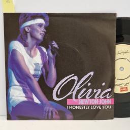 OLIVIA NEWTON-JOHN I Honestly Love You, EMI EM5360, 2 Track 7” Single