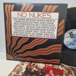 VARIOUS No Nukes – The Muse Concerts For a Non-Nuclear Future, Asylum Records ML-801, 12” LP, Embossed Gatefold Cover