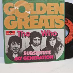 THE WHO My generation, Substitute 7 single. 2135011