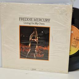 FREDDIE MERCURY Living on my own, My love is dangerous 7 single. A6555