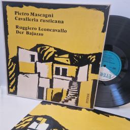 PIETRO MASCAGNI, RUGGIERO LEONCAVALLO Cavallerian Rusticana, Der Bajazzo, Eterna 8 220 245-247, 12” LP, Mono, Box Set