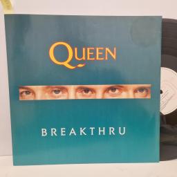 QUEEN Breakthru, Parlophone 12 QUEEN 11, 3 Track 12” Single