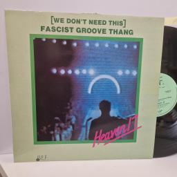 HEAVEN 17 (We Don’t Need This) Fascist Groove Thang, Virgin VS 400-12, 2 Track 12” Single