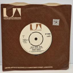 SHIRLEY BASSEY Never, never, never, Day by day 7 single. UP35490