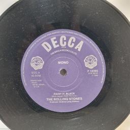 THE ROLLING STONES Paint it black, Long long while 7 single. F12395