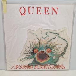 QUEEN I’m Going Slightly Mad, Parlophone QUEEN PD 17, 7” Picture Disc, Shape