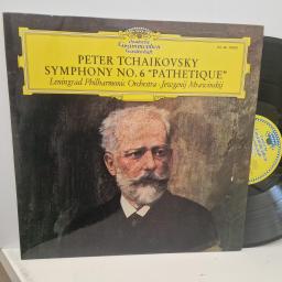 PETER TCHAIKOVSKY, LENINGRAD PHILHARMONIC ORCHESTRRA, JEWGENIJ MRAWINSKIJ Symphony No. 6 “Pathetique” 12” vinyl LP. 104341