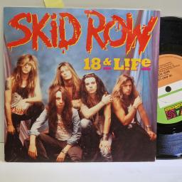 SKID ROW 18 & life, Midnight / Tornado 7” single. A8883