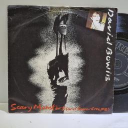 DAVID BOWIE Scary monster (and super creeps), Because you’re young 7” single. BOW8