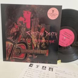 CHRISTIAN DEATH “The Heretics Alive”, Jungle Records FREUD 29G, 12” LP Limited Edition, Gatefold