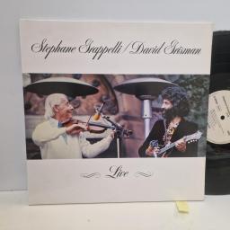 STEPHANE GRAPPELLI / DAVID GRISMAN Live, Warner Bros. WB 56 903 (BSK 3550), 12” Gatefold LP