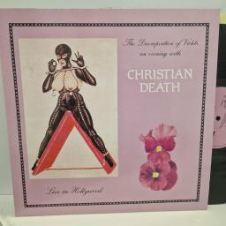 CHRISTIAN DEATH The Decomposition Of Violets – Live In Hollywood, Contempo Records CONTE 138, 12” LP, Reissue