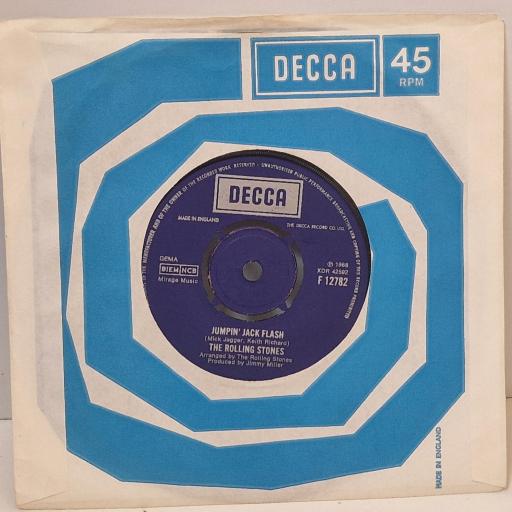 THE ROLLING STONES Jumpin Jack Flash, Child of the moon 7 single. F12782