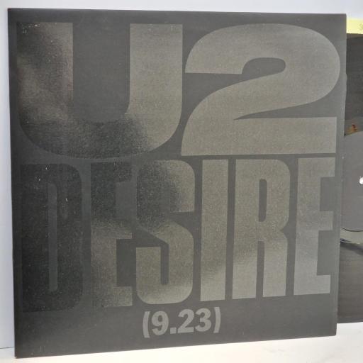 U2 Desire (9.23), Island Records 12 ISX-400, 12” Promo, White Label