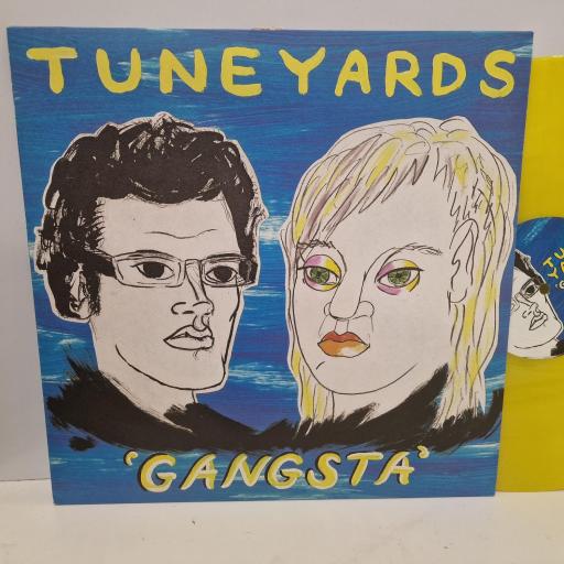 TUNEYARDS Gangsta, 4AD BAD3113, 12” 5-track EP, Yellow vinyl