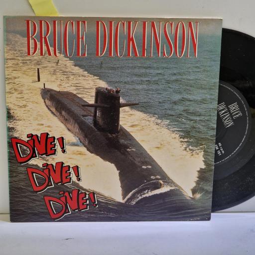 BRUCE DICKINSON Dive! Dive! Dive!, Riding with the angels (live) 7” single. EM151