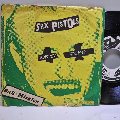 SEX PISTOLS Pretty vacant, Sub-mission 7” single. WBS8516