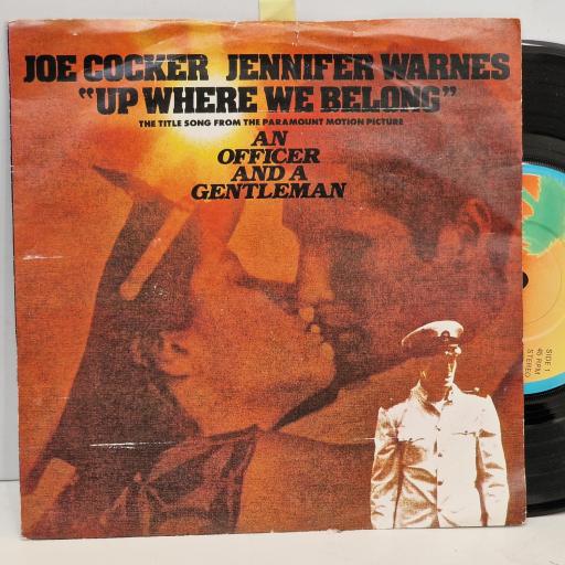 JOE COCKER, JENNIFER WARNES Up where we belong, Sweet little woman 7 single. WIP6830