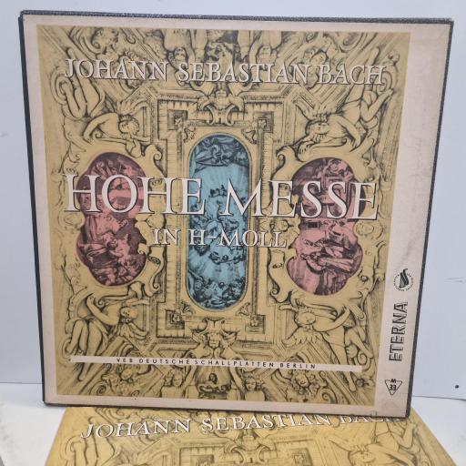 JOHANN SEBASTIAN BACH Hohe Messe In H-Moll, Eterna 820074-76, 12” LP, Box Set, Reissue, Mono