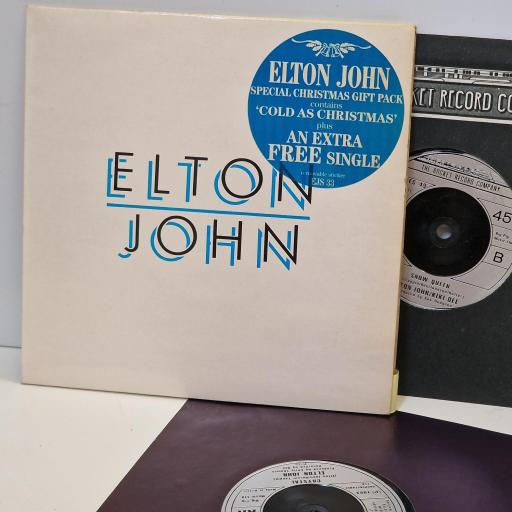 ELTON JOHN Cold As Christmas (In The Middle Of The Year) / Crystal, The Rocket Record Company EJS 33, 2 Track 7” Single