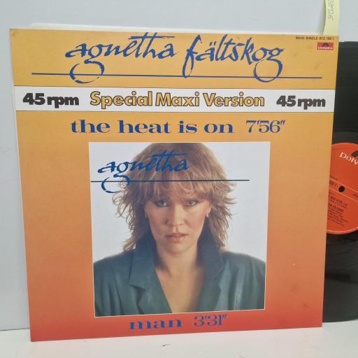 AGNETHA FÄLTSKOG The Heat Is On, Polydor 813 192-1, 12” EP, Maxi-Single