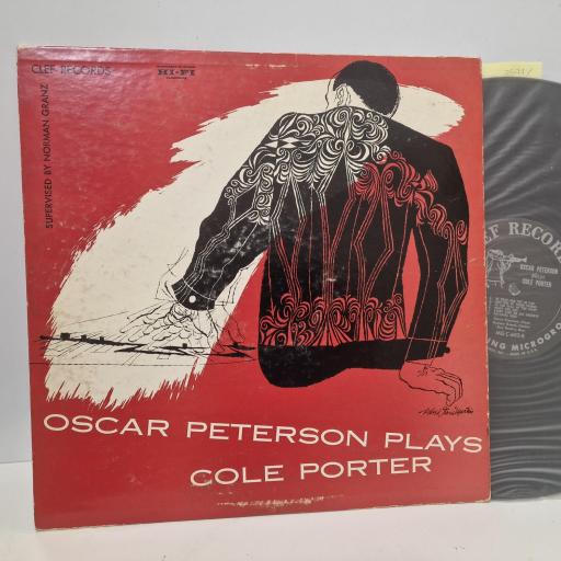 OSCAR PETERSON Oscar Peterson Plays Cole Porter, Clef Records MGC-603, 12” LP, Mono