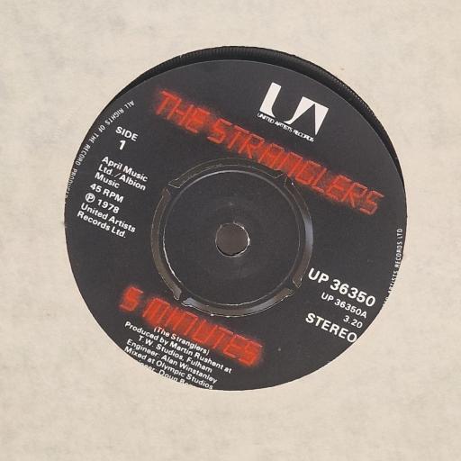 THE STRANGLERS 5 minutes, Rok it to the mood 7 single. UP36350