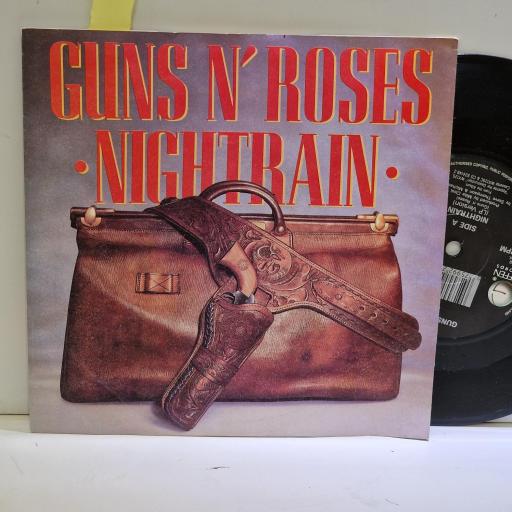 GUNS N’ ROSES Nightrain, Reckless life 7” single. GEF60