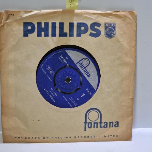 MARTY ROBBINS Big iron, Cool water 7” single. H.229