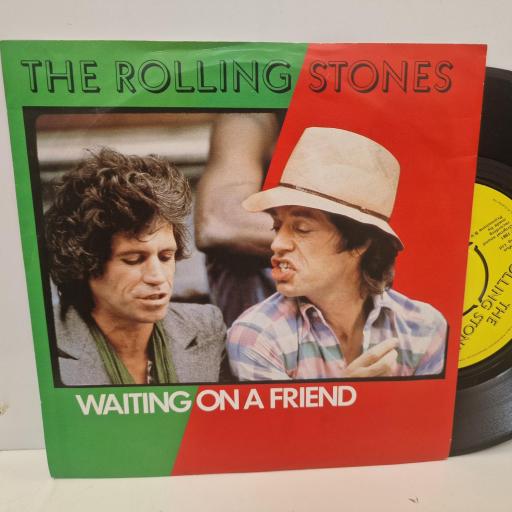 THE ROLLING STONES Waiting on a friend Little T & A 7” single. RSR109