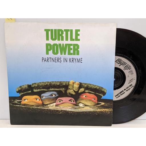 PARTNERS IN KRYME Turtle power, Splinter's tale I & II, 7" vinyl SINGLE. TURTLE1