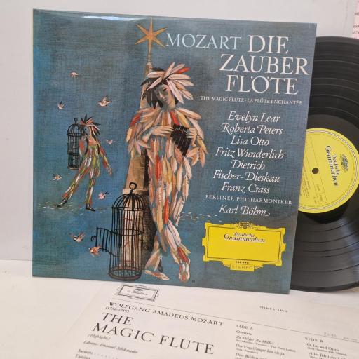 MOZART, KARL BOHM Die Zauberflöte 12” vinyl LP. 136440