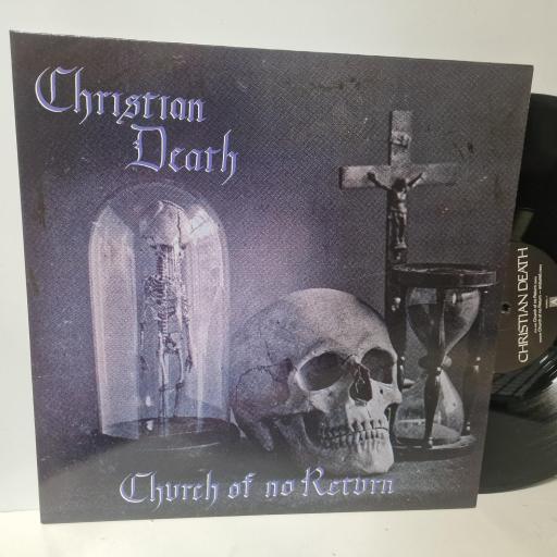 CHRISTIAN DEATH Church Of No Return, Normal NORMAL71, 2 Track 12” Single (Mixes), Gatefold