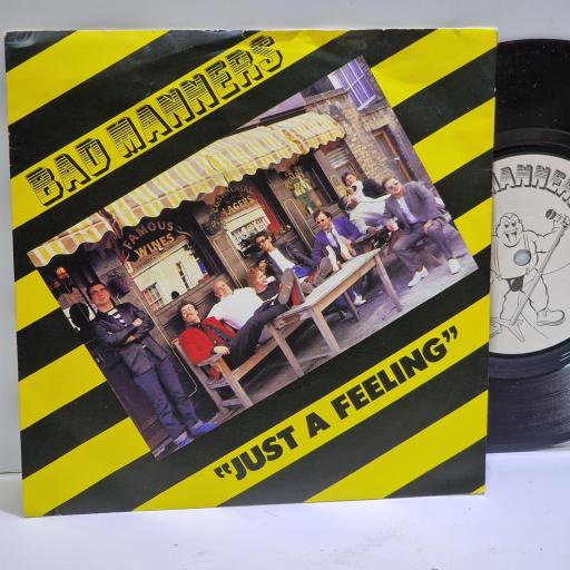 BAD MANNERS Just a feeling, Suicide MAG 187 7” single. MAG187