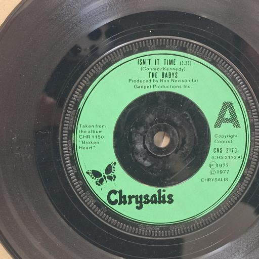 CHRYSALIS Isnt it time, Give me your love 7 single. CHS2173